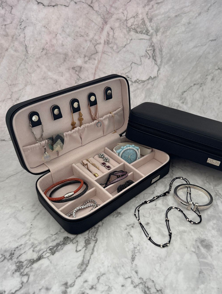 JOYERO MACA NEGRO 23.5 X 12 CAKN052N