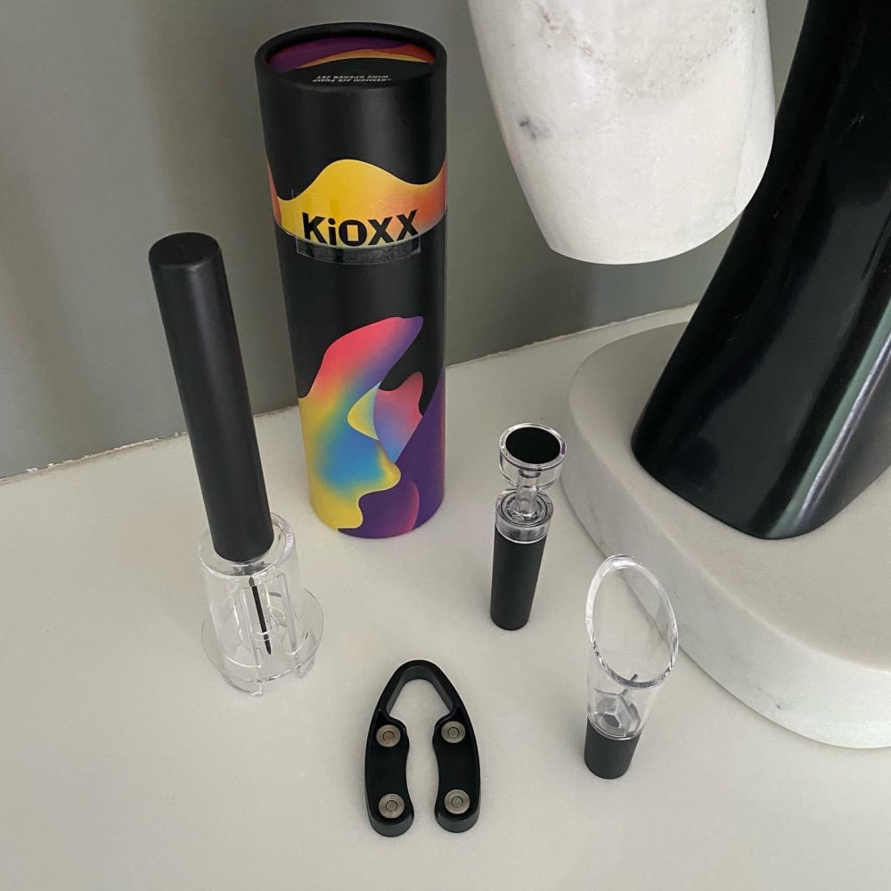 SET DE 4 ACCESORIOS PARA VINO KIOXX CXX007