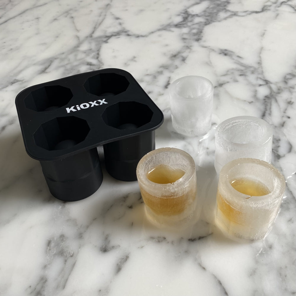 CUBETA DE LICOTA VASO SHOT 4 CAVIDADES KIOXX CXX008