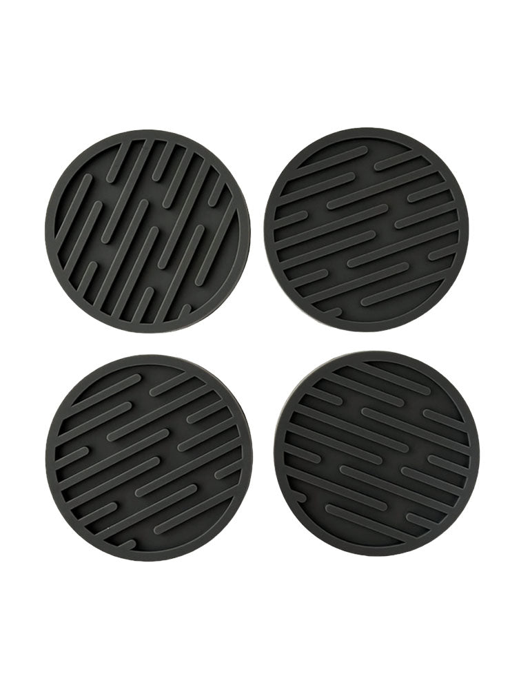 POSAVASOS SILICONA NEGRO X4 KIOXX CXX009N