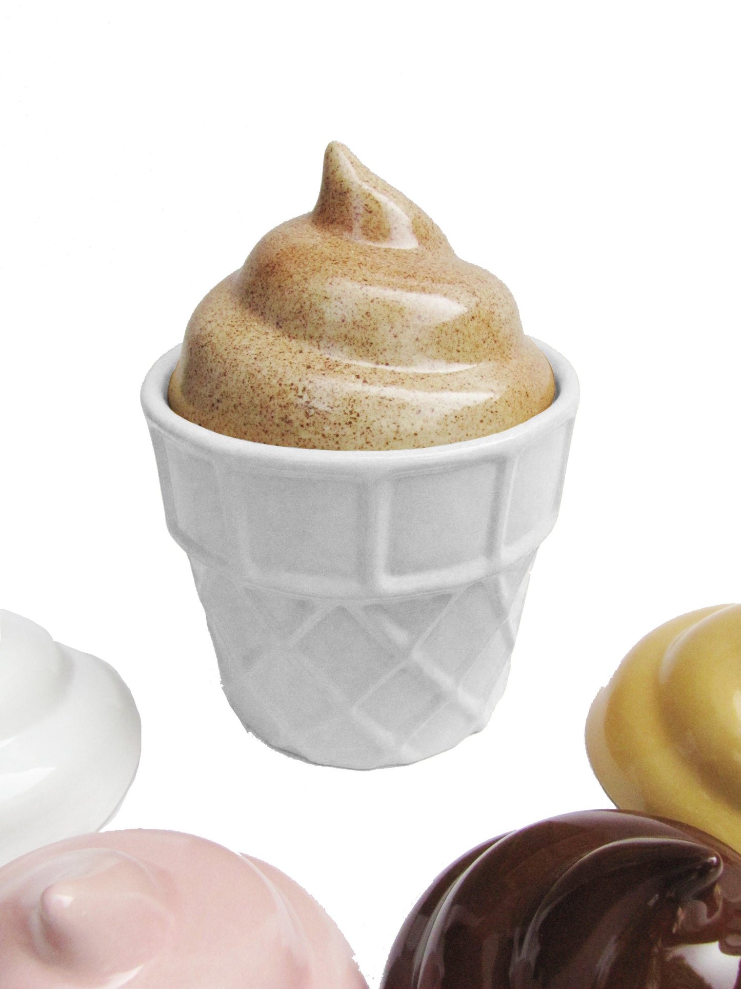 PORTA HELADOS CERAMICA BASE BLANCA N0190W