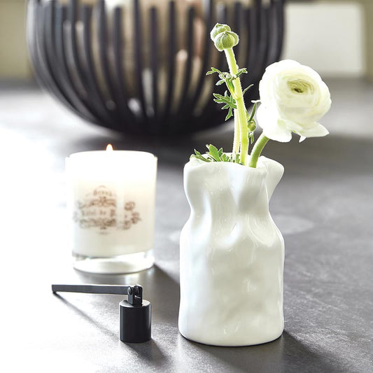 FLORERO CERAMICA MINI CINCHED X8323