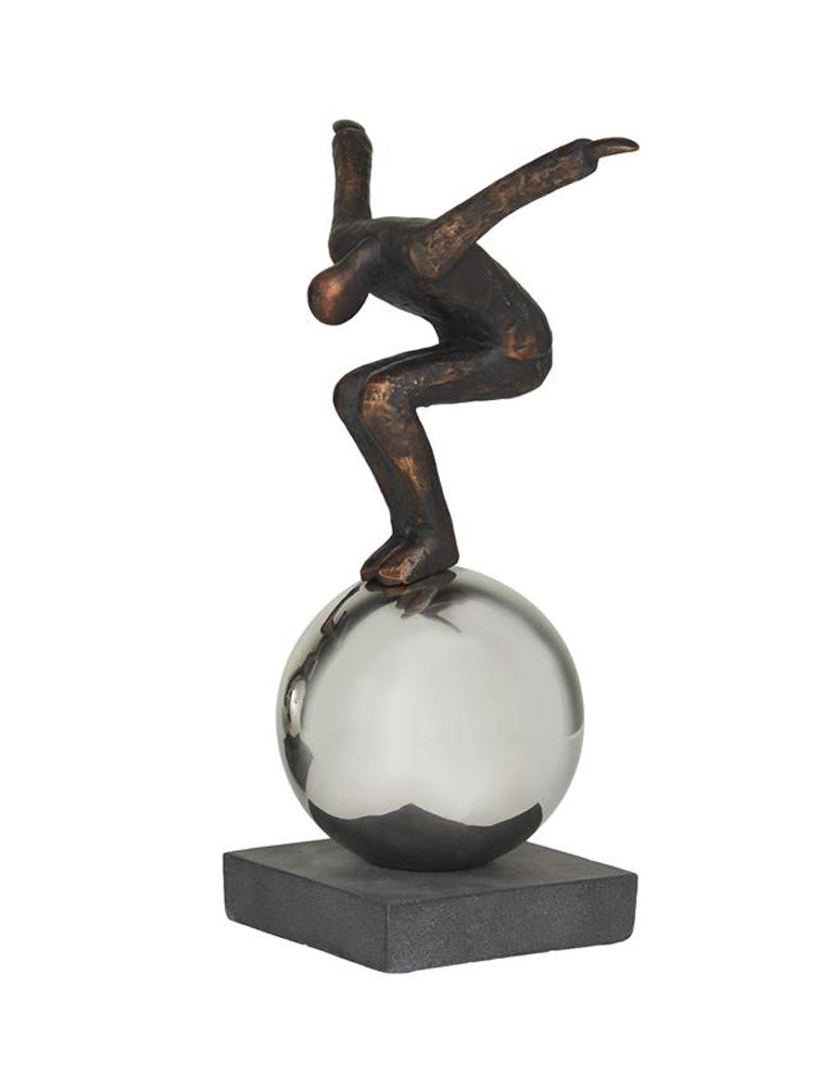 ESCULTURA HOMBRE EN MOVIMIENTO X7586B