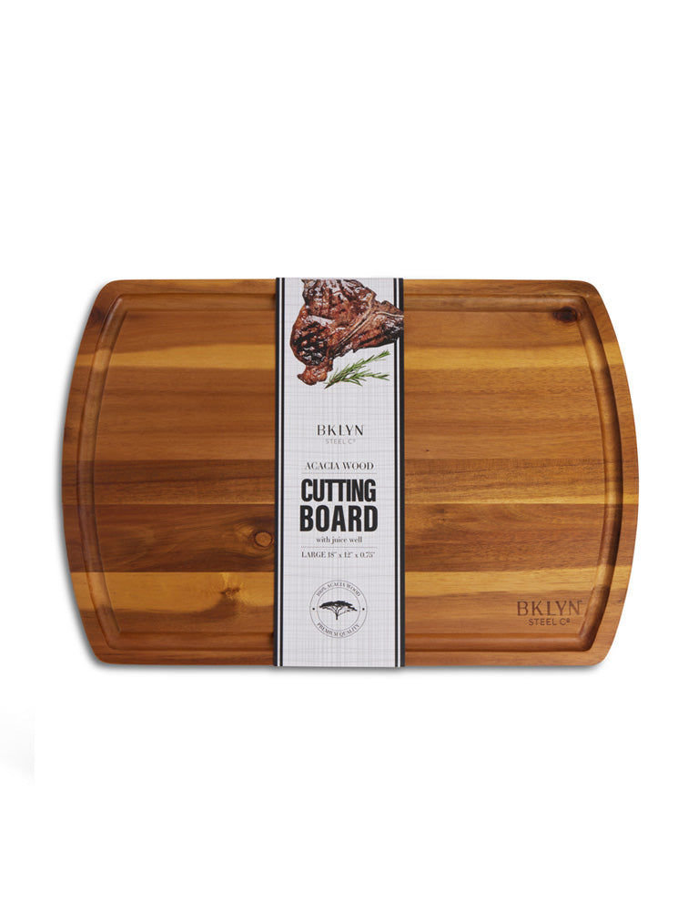 TABLA DE PARRILLA DE MADERA CON RANURA - 20.32 X 30.50 CMS X7738