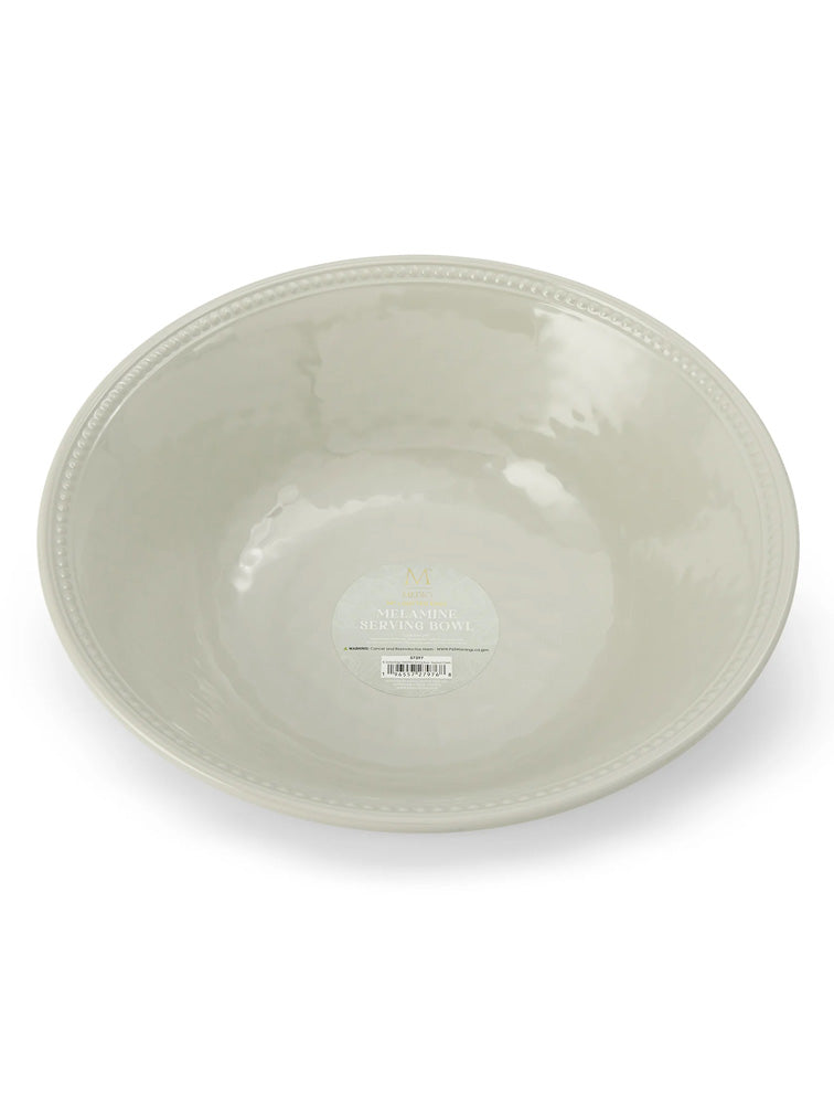 ENSALADERA MELAMINE DOTTED GRIS XL X8066