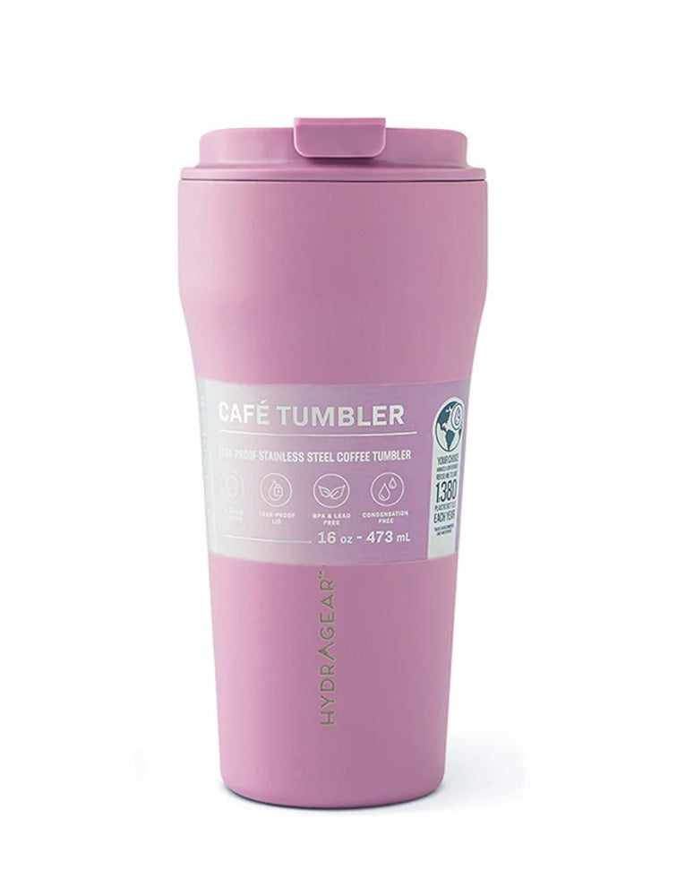 VASO DOBLE PARED O TUMBLER CAFÉ 16 OZ 4 COLORES ROSADO X8072R
