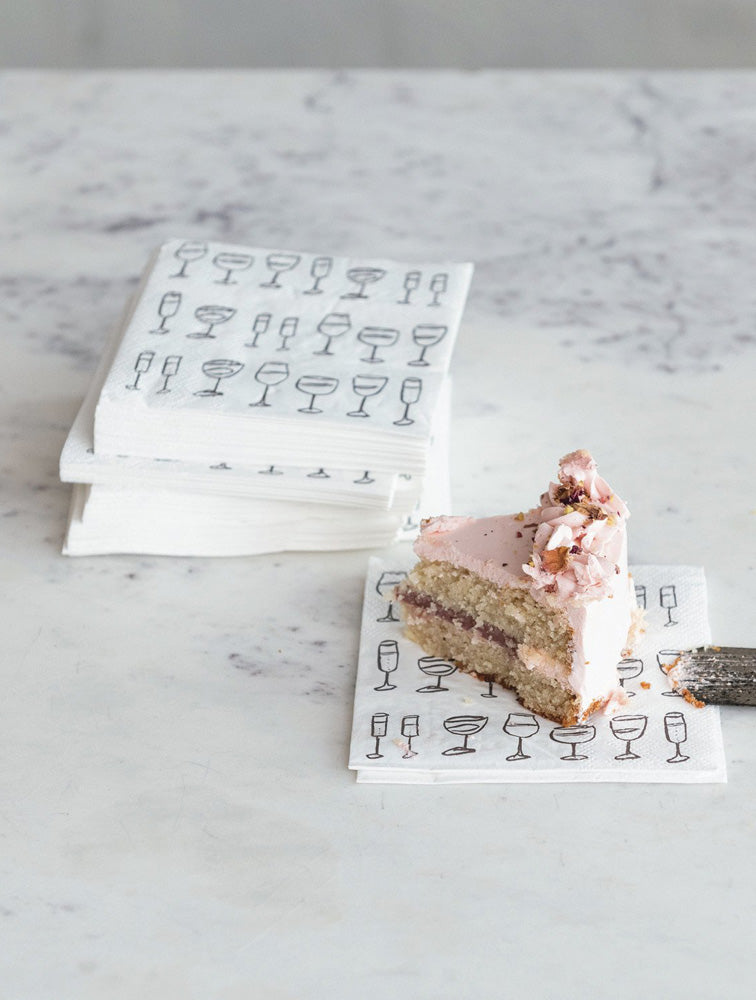 SERVILLETAS COCTEL WINE ART X50 X8120