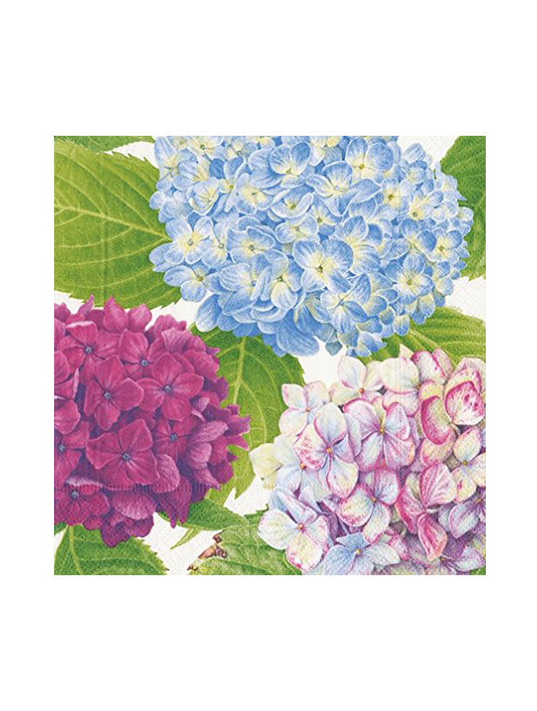 SERVILLETA CENA HYDRANGEA GARDEN BLUE X8154