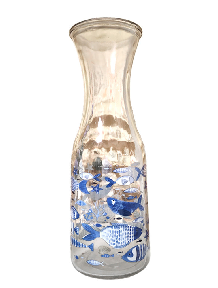 GARRAFA VIDRIO PECES 33.8 OZ X8166