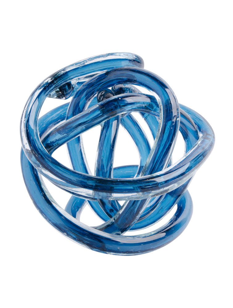 NUDO CRISTAL AZUL 6" X8174