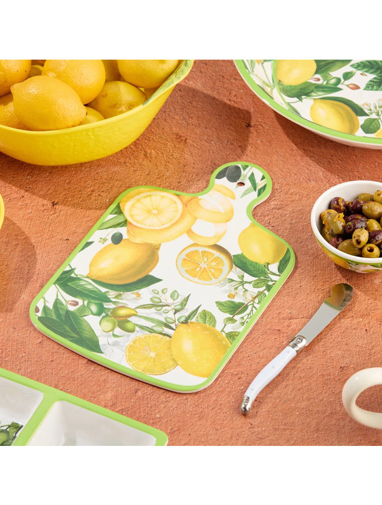 TABLA DE QUESO CON CUCHILLO LIMONE MELAMINE X8184