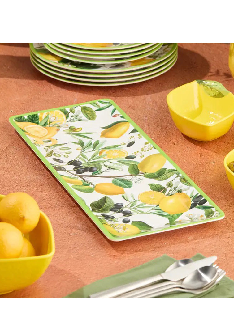 FUENTE RECTANGULAR LIMONE 19"MELAMINE X8244
