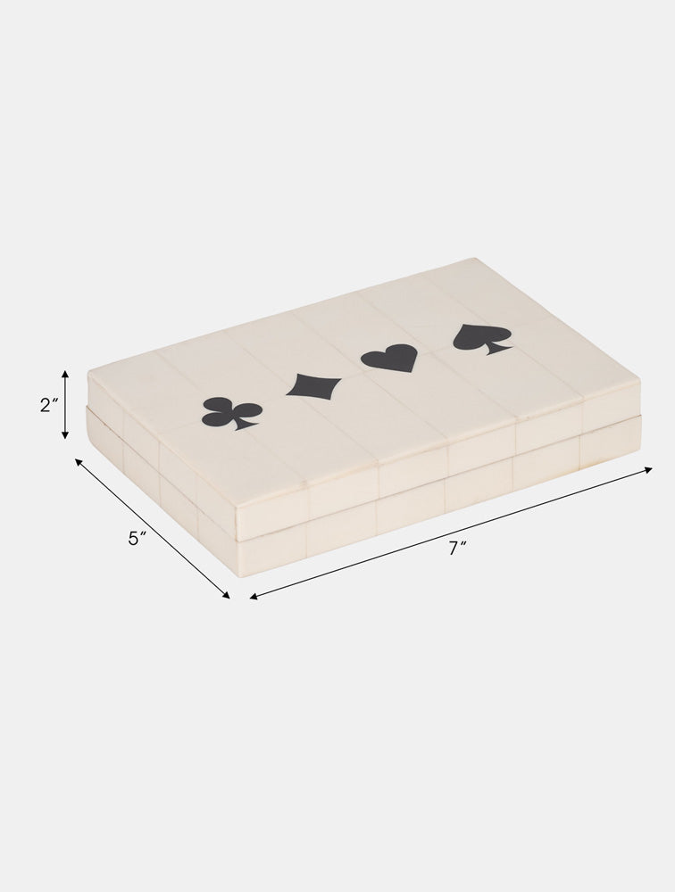 CAJA PARA CARTAS RESINA X8260