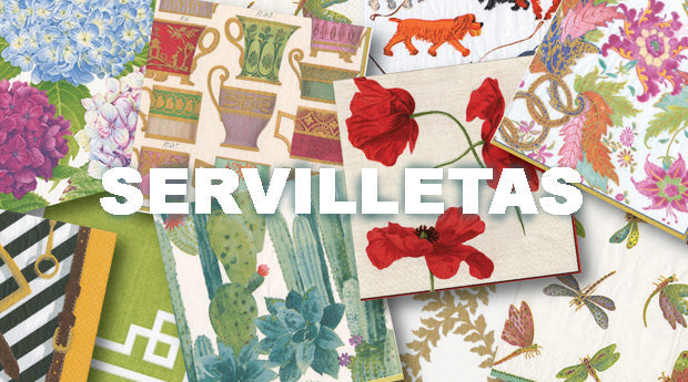Servilleteros y servilletas
