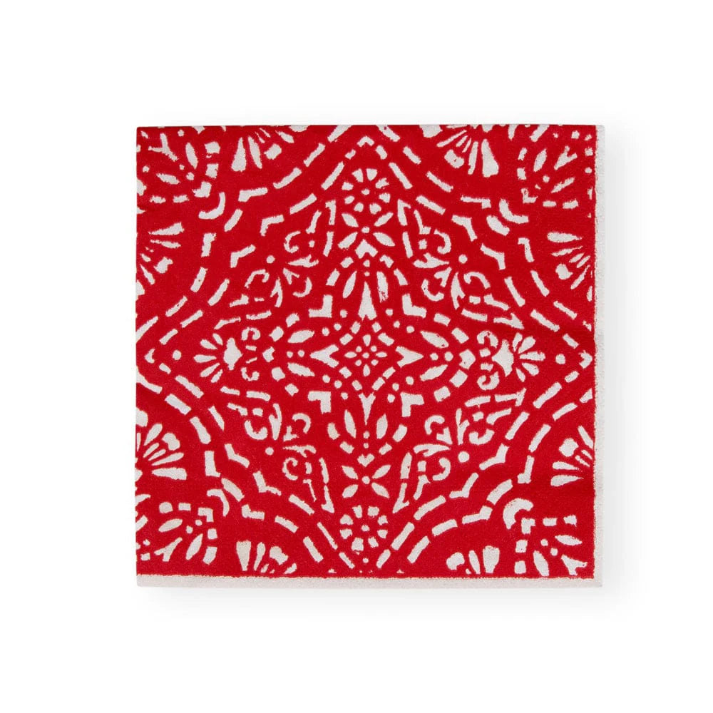 SERVILLETA CENA ANNIKA RED X8285