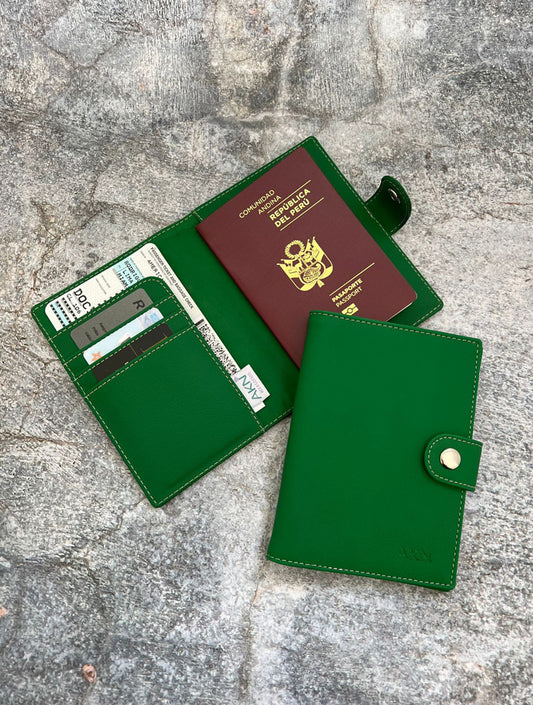 PORTAPASAPORTE X2 VERDE CAKN037V