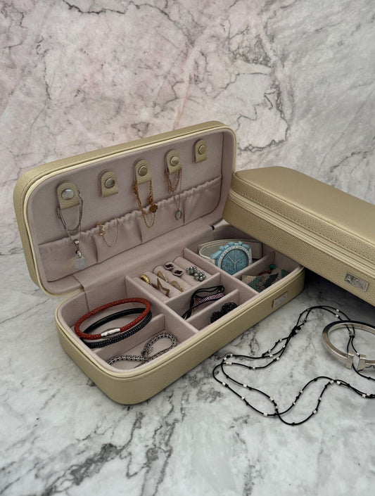 JOYERO MACA DORADO 23.5 X 12 CAKN052D