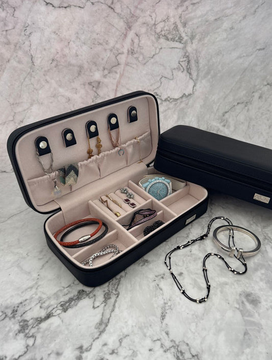 JOYERO MACA NEGRO 23.5 X 12 CAKN052N