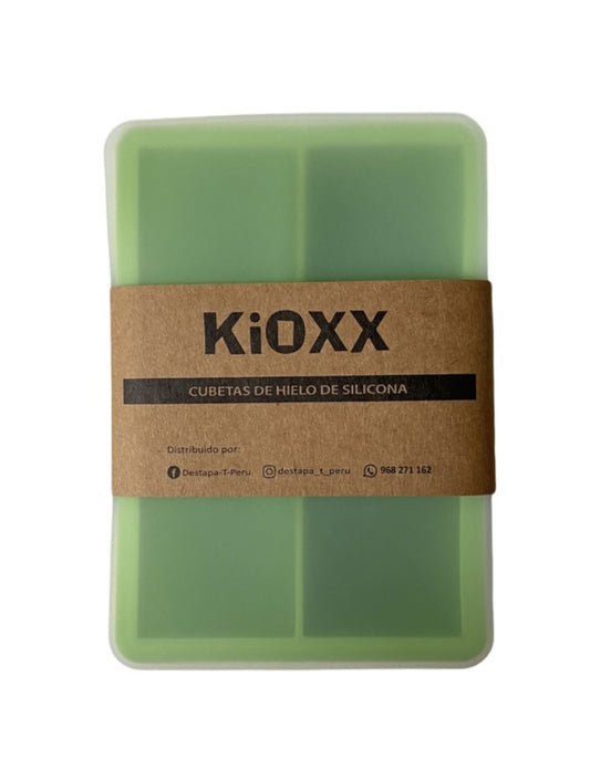 CUBETA DE HIELOS VERDE 6 CAVIDADES KIOXX CXX003V