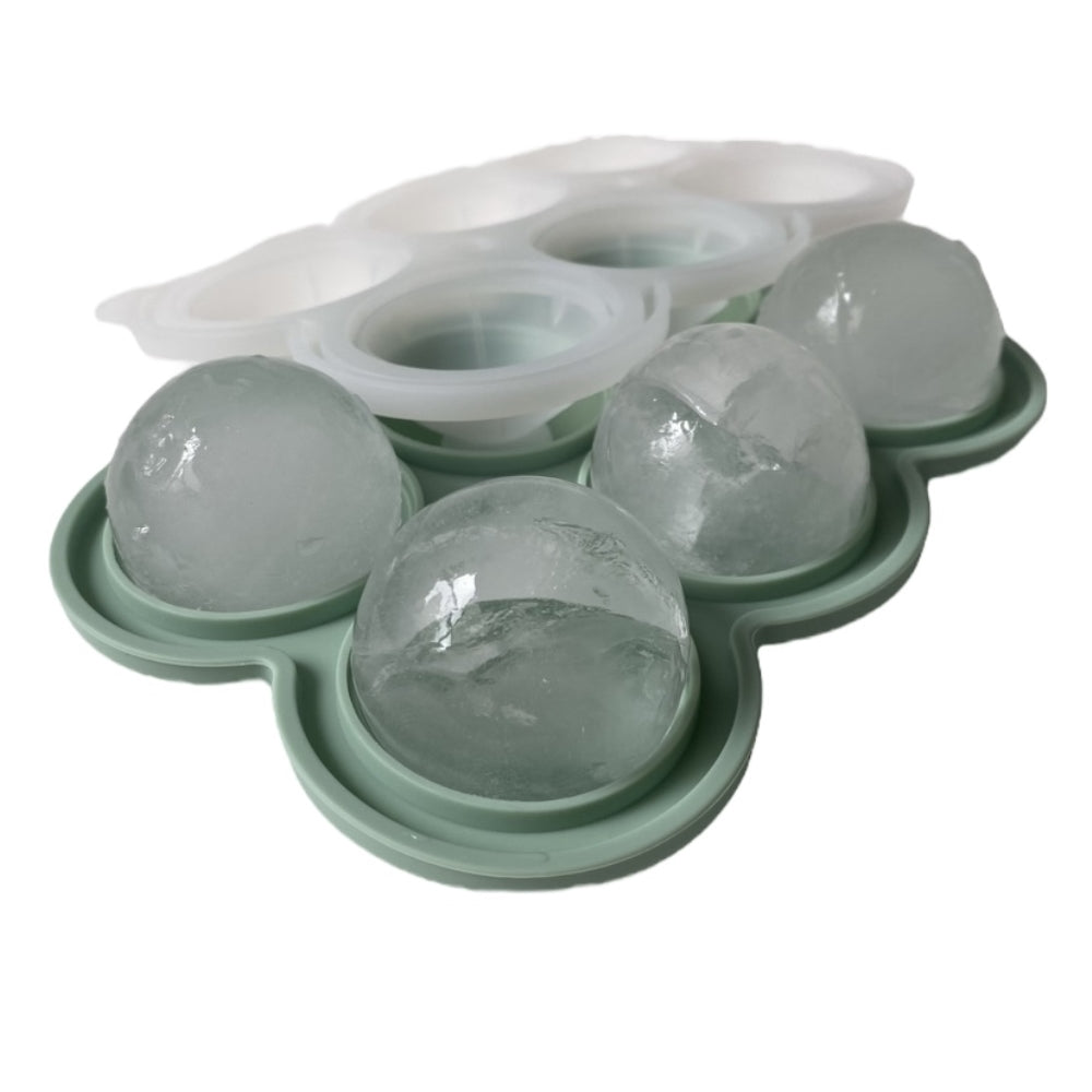 CUBETA DE HIELOS ESFERAS VERDE 6 CAVIDADES KIOXX CXX004V