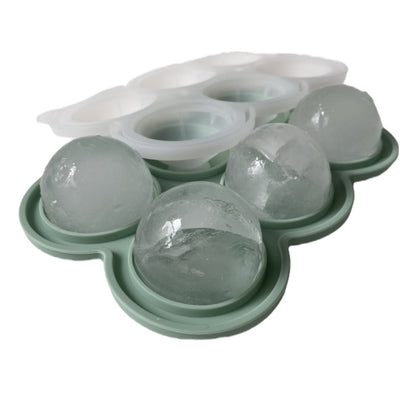 CUBETA DE HIELOS ESFERAS VERDE 6 CAVIDADES KIOXX CXX004V