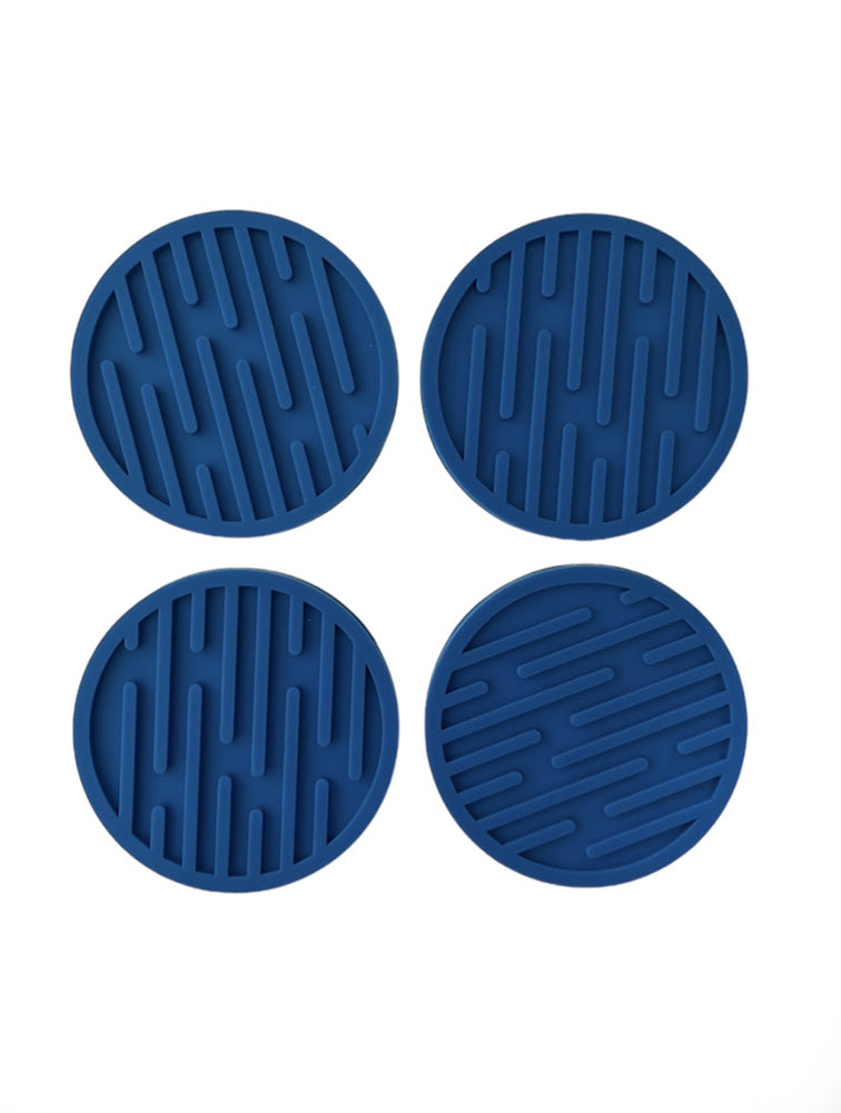 POSAVASOS SILICONA AZUL X4 KIOXX CXX009A