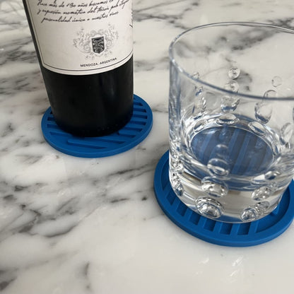 POSAVASOS SILICONA AZUL X4 KIOXX CXX009A