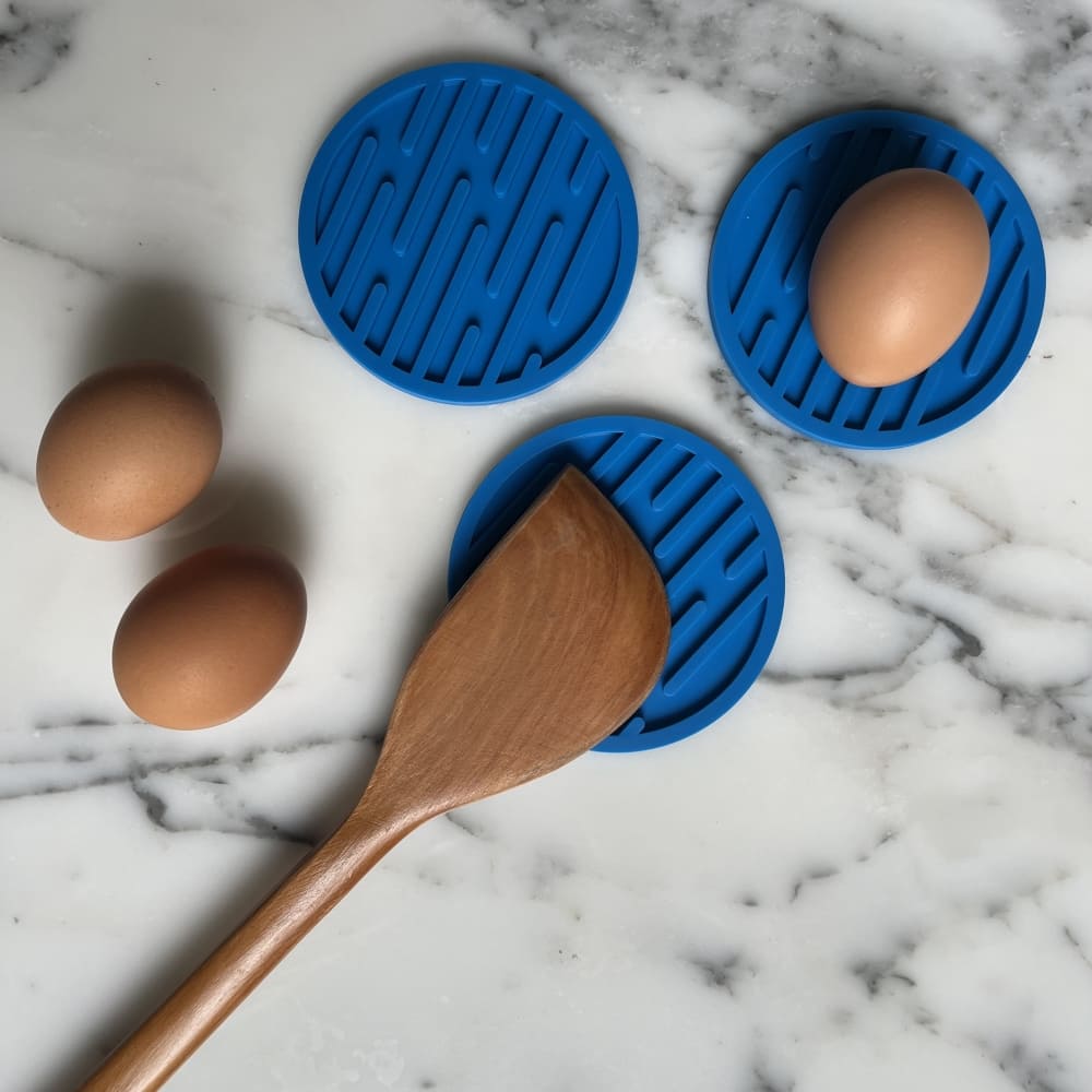 POSAVASOS SILICONA AZUL X4 KIOXX CXX009A