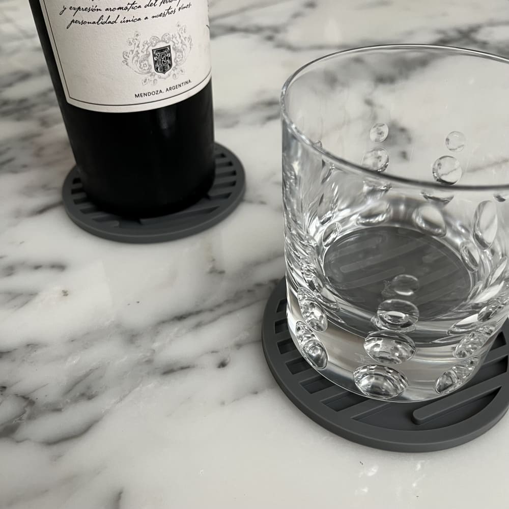 POSAVASOS SILICONA GRIS X4 KIOXX CXX009G