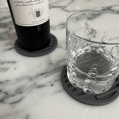 POSAVASOS SILICONA GRIS X4 KIOXX CXX009G