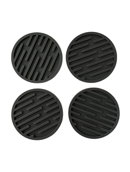 POSAVASOS SILICONA NEGRO  X4 KIOXX CXX009N
