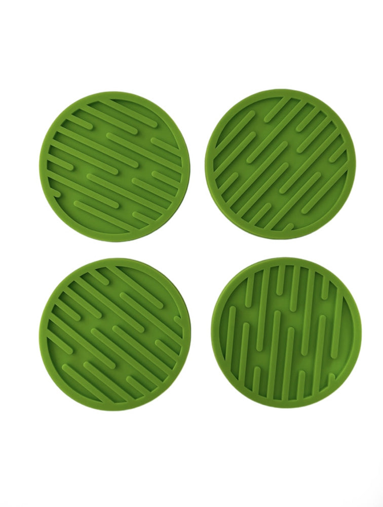 POSAVASOS SILICONA VERDE X4 KIOXX CXX009V