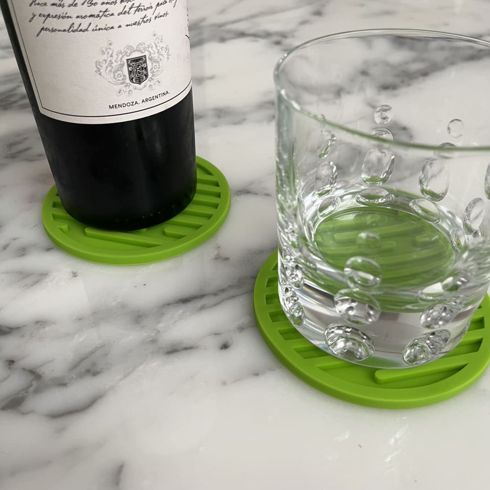 POSAVASOS SILICONA VERDE X4 KIOXX CXX009V