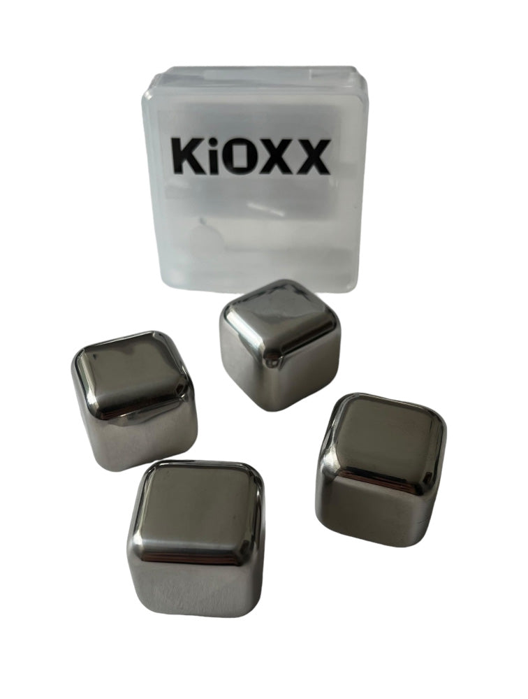 SET DE 4 CUBOS DE ACERO PARA ENFRIAR KIOXX CXX011