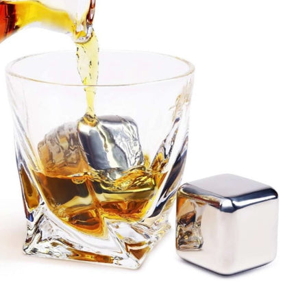 SET DE 4 CUBOS DE ACERO PARA ENFRIAR KIOXX CXX011