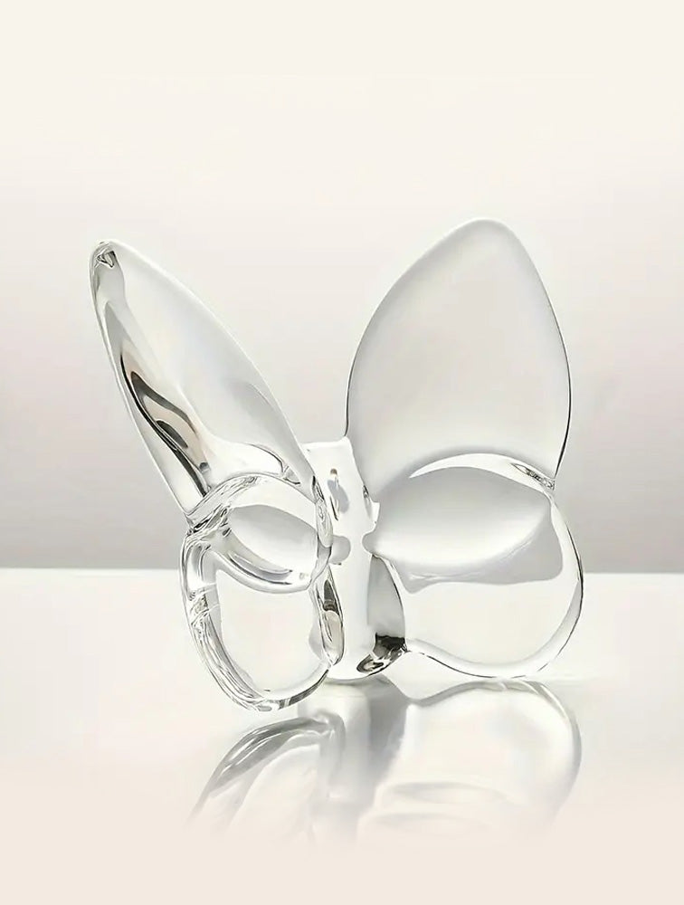 ESCULTURA MARIPOSA TRANSPARENTE GR FALE040L