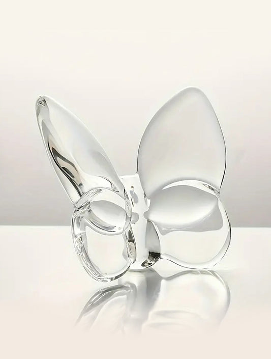 ESCULTURA MARIPOSA TRANSPARENTE GR FALE040L