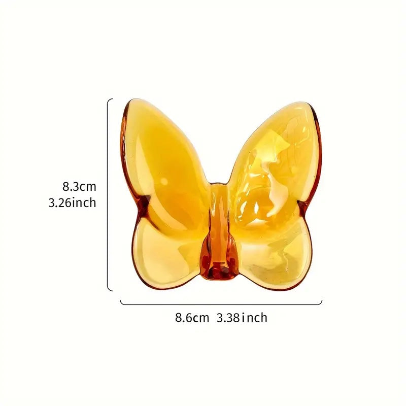 ESCULTURA MARIPOSA NARANJA GRANDE FALE040N