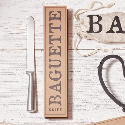 CUCHILLO PARA PAN BAGUETTE EN CAJA X8315