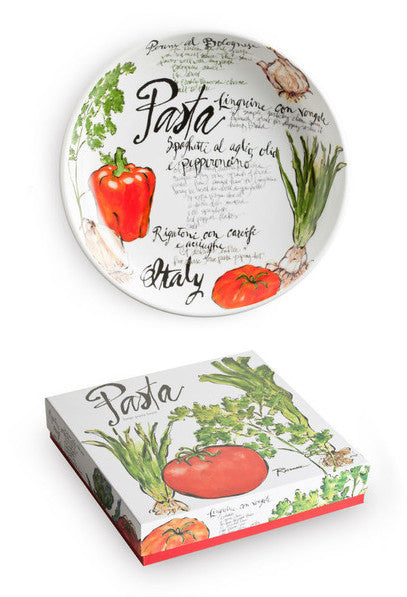 Fuente grande Pasta Italiana porcelana X8301