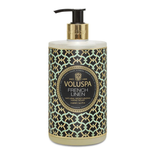 MB FRENCH LINEN MOISTURIZING HAND SOAP CV8164
