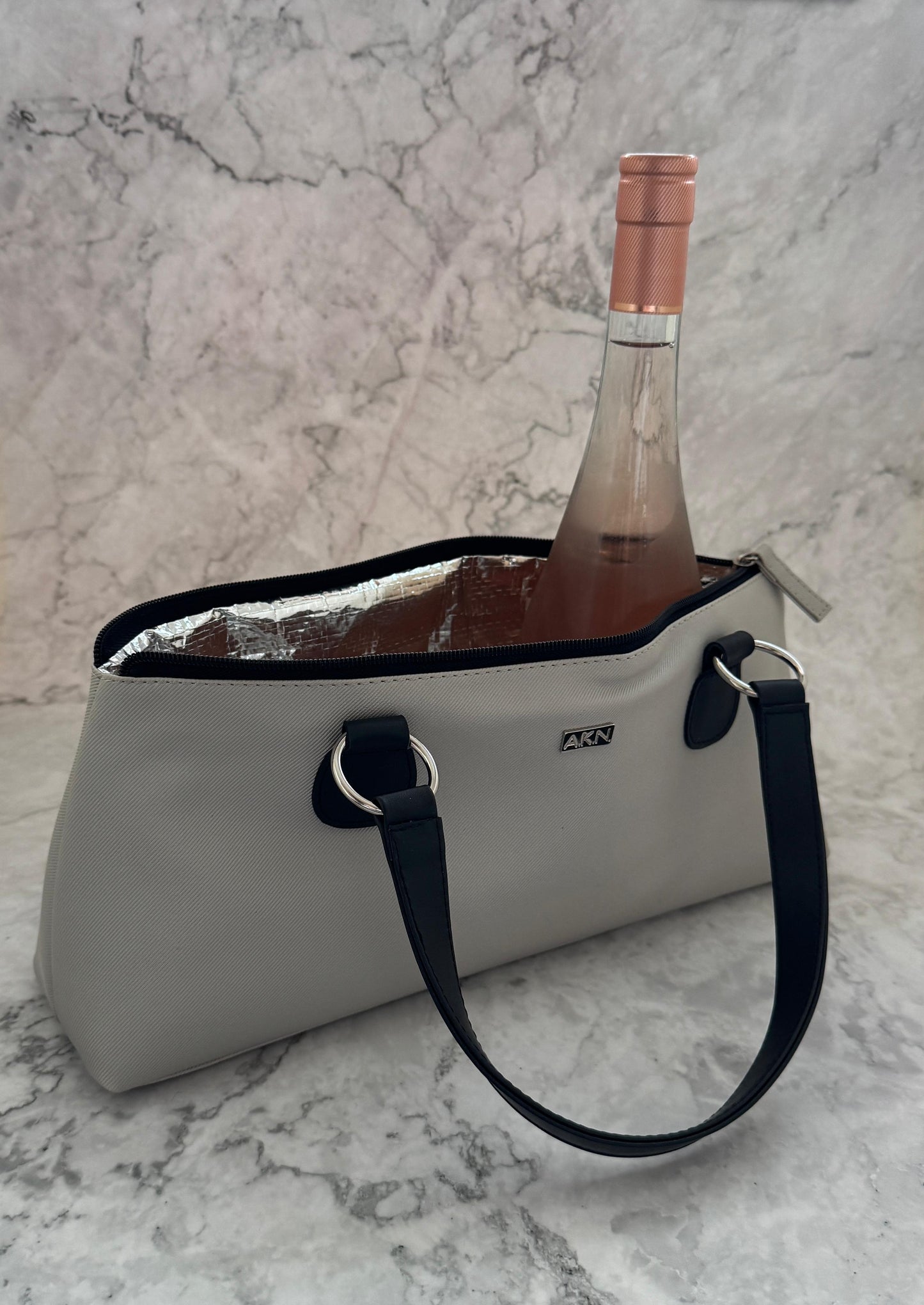 WINE BAG PLATEADA CAKN056P