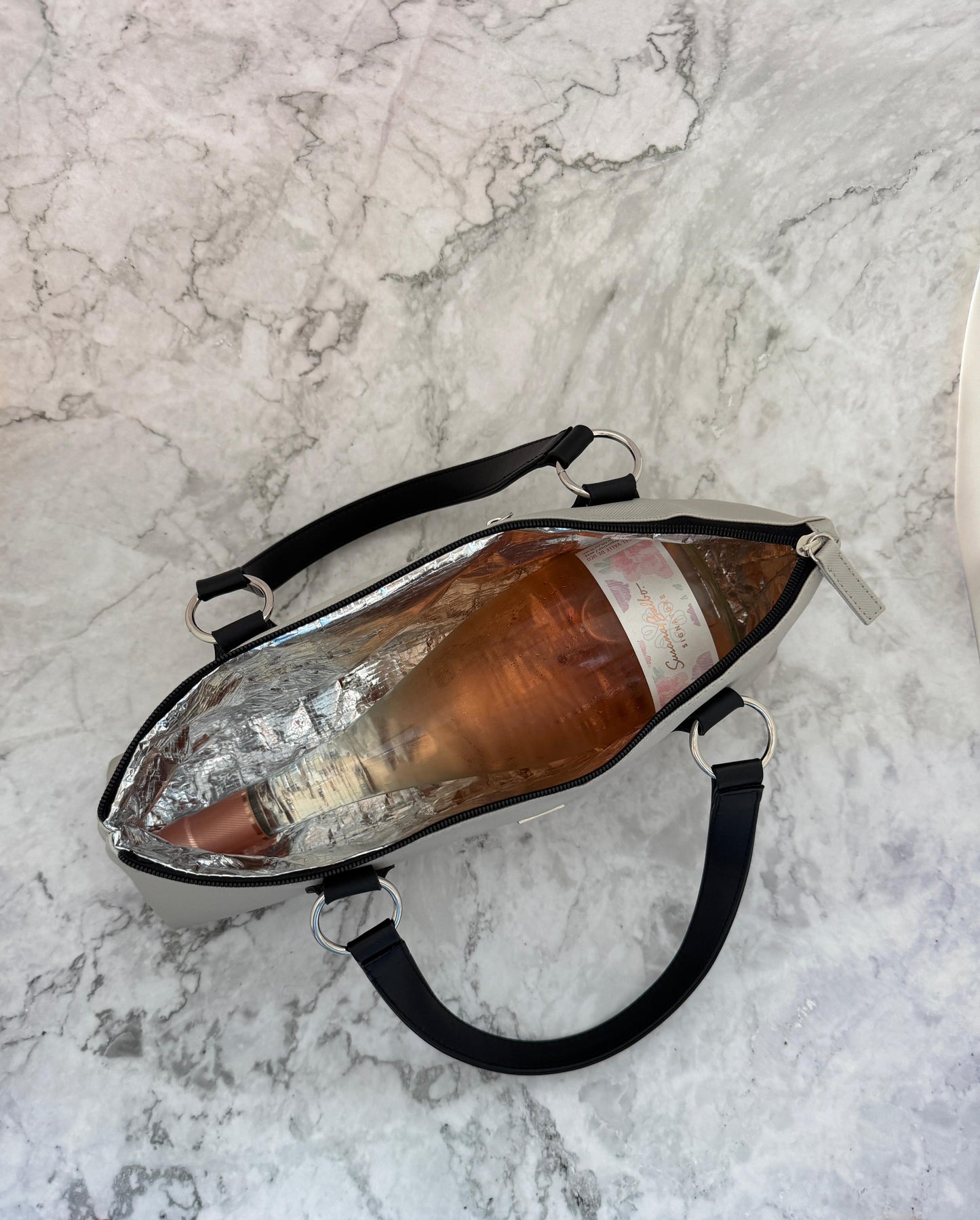 WINE BAG PLATEADA CAKN056P
