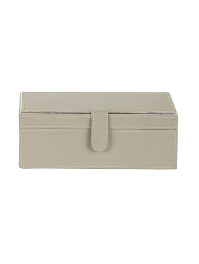 CAJA DE CUERINA DE DECORACION. X6287