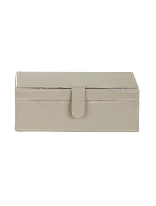 CAJA DE CUERINA DE DECORACION. X6287