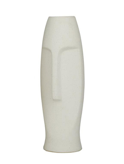 FLORERO CARA BLANCO DE CERÁMICA ALTO X6803BL