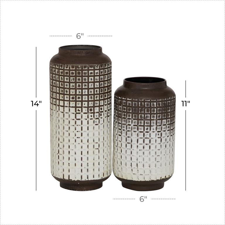 FLORERO DE METAL GRANDE X7190G