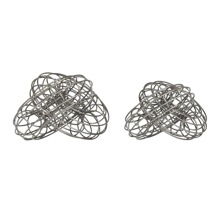 ESCULTURA NUDO DE METAL GRANDE X7208G