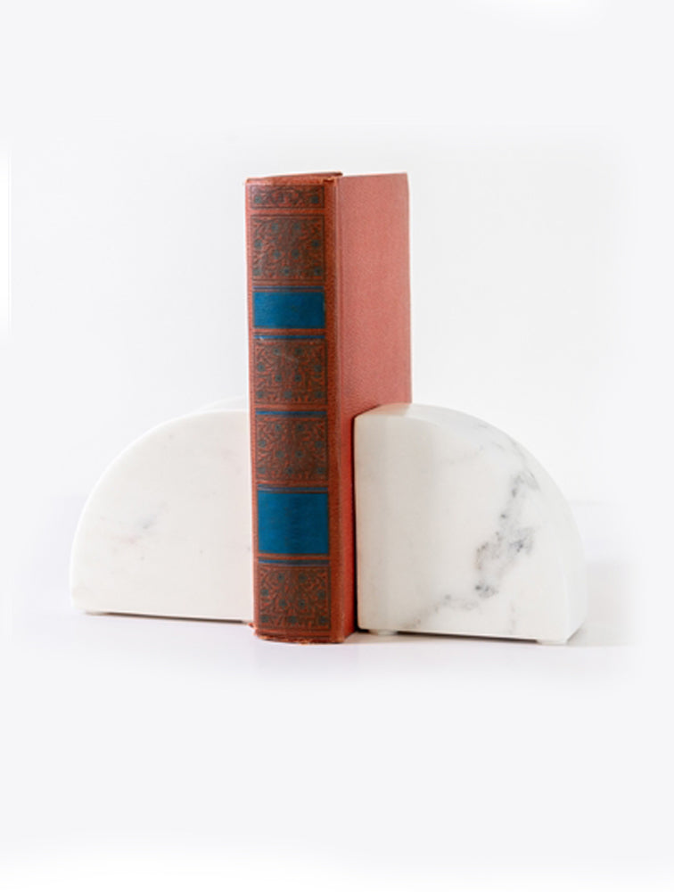 BOOKEND DE MÁRMOL BLANCO X7295
