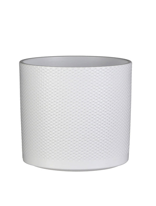 MACETERO O MACETA EXTRA GRANDE BLANCA X7301